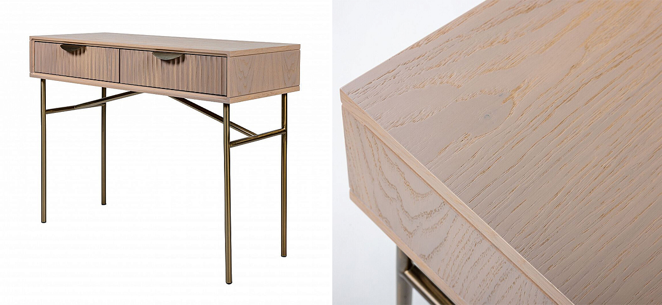Консоль Antique Order Бежевый Шпон Дуба Консоль Antique Order Бежевый Шпон Дуба - Loft-Concept в Барнауле