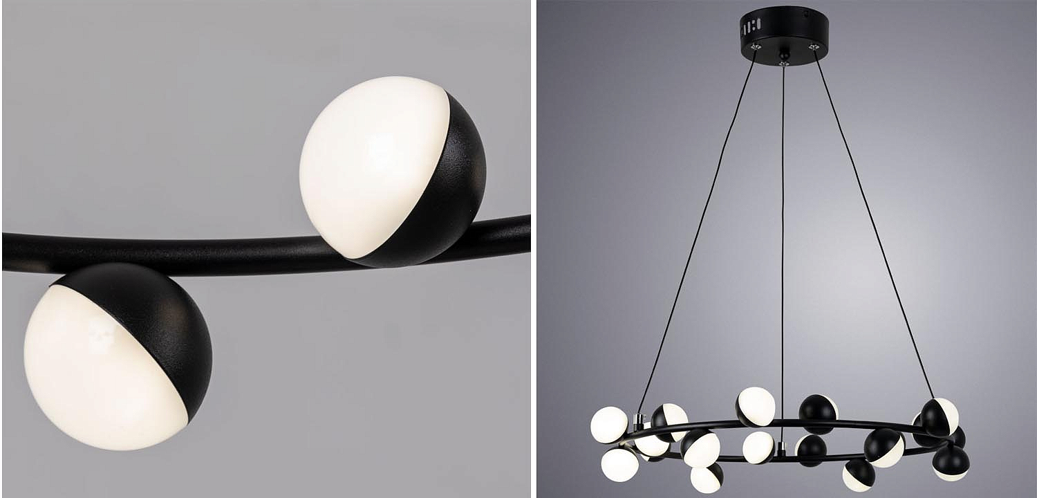 Люстра Vilelme Chandelier black 50 Люстра Vilelme Chandelier black 50 - Loft-Concept в Барнауле
