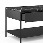 ТВ-тумба с мраморной столешницей Vayo Marble TV Stand варинант исполнения - 4 | Loft Concept в Барнауле