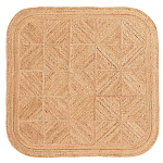 Ковер из джута квадратный с закругленными краями Atlas варинант исполнения - 1 | Loft Concept в Барнауле