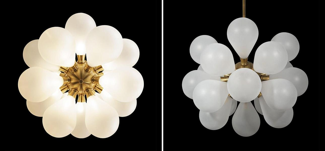 Люстра Simonet Chandelier White 55 см Люстра Simonet Chandelier White 55 см - Loft-Concept в Барнауле