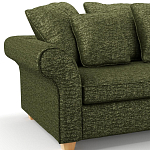 Мебельная ткань Шенилл зеленый цвет 138 см T4-22 варинант исполнения - 7 | Loft Concept в Барнауле