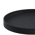 Cross W поднос из массива дуба чёрного цвета варинант исполнения - 1 | Loft Concept в Барнауле