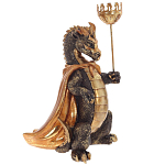Подсвечник в виде дракона Dragon candlestick Gold варинант исполнения - 1 | Loft Concept в Барнауле