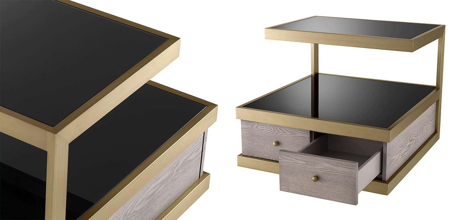 Приставной стол Eichholtz Side Table Kuboa Приставной стол Eichholtz Side Table Kuboa - Loft-Concept в Барнауле
