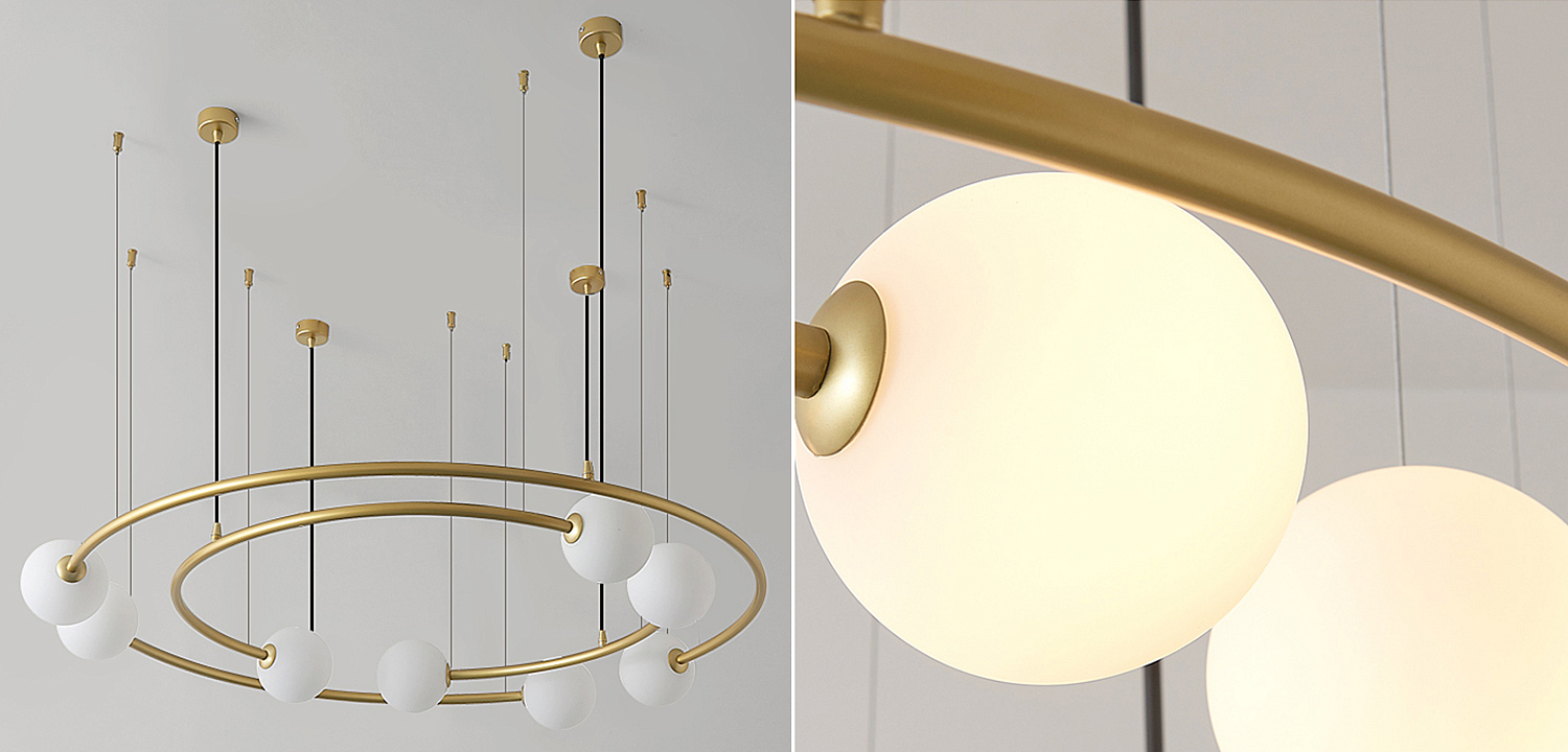 Люстра PLANETARY Ring Gold Люстра PLANETARY Ring Gold - Loft-Concept в Барнауле