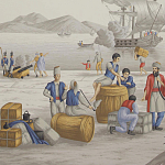 Обои ручная роспись Views of Italy Charvet варинант исполнения - 1 | Loft Concept в Барнауле