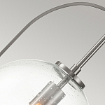 Подвесной светильник с прозрачным плафоном в форме шара в арочной подвеске Hinkley варинант исполнения - 16 | Loft Concept в Барнауле