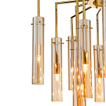 Люстра со стеклянными цилиндрическими плафонами Luminous Cylinders Amber варинант исполнения - 4 | Loft Concept в Барнауле