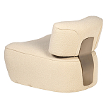 Кресло бежевое без подлокотников с обивкой из ткани букле Space of Freedom варинант исполнения - 2 | Loft Concept в Барнауле