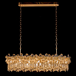 Люстра с декоративными элементами в виде крупных хрустальных цветов Palace Gardens варинант исполнения - 1 | Loft Concept в Барнауле