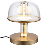 Настольная лампа с плафоном из акрила и металлическим основанием Blanton 23 варинант исполнения - 2 | Loft Concept в Барнауле