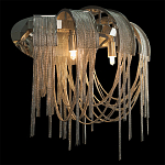 Бра с металиическими цепочками и дугообразными элементами Atlantis Chain варинант исполнения - 6 | Loft Concept в Барнауле