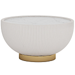 Круглый кофейный стол Ruelly White Coffee Table варинант исполнения - 1 | Loft Concept в Барнауле