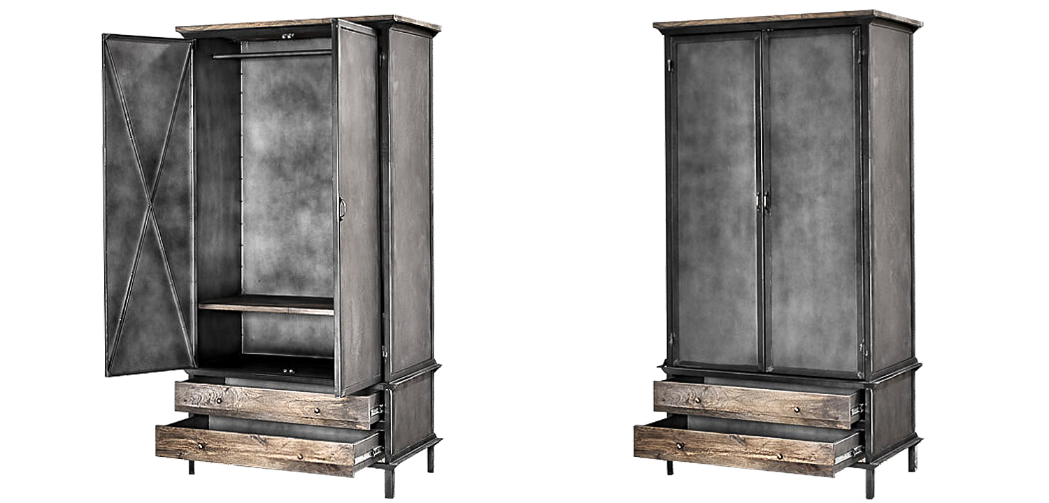 Шкаф Gasparo Loft Wardrobe Шкаф Gasparo Loft Wardrobe - Loft-Concept в Барнауле