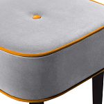 Квадратный мягкий пуф на черных ножках Winton Pouf Square варинант исполнения - 12 | Loft Concept в Барнауле