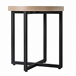 Стол журнальный круглый в стиле лофт Urban Style Space 2 варинант исполнения - 2 | Loft Concept в Барнауле