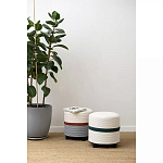 Пуф с плетеной светло-бежевой обивкой Serene Holidays варинант исполнения - 4 | Loft Concept в Барнауле