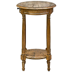 Деревянный овальный кофейный стол Margery Provence Coffee Table варинант исполнения - 3 | Loft Concept в Барнауле