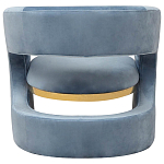 Кресло голубое Walsh Blue Armchair варинант исполнения - 4 | Loft Concept в Барнауле