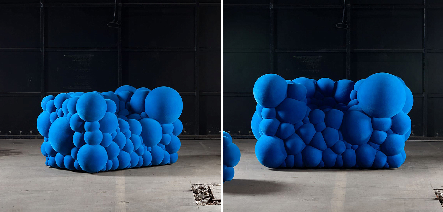 Дизайнерское Кресло Maarten De CEULAER MUTATION Blue Chair Дизайнерское Кресло Maarten De CEULAER MUTATION Blue Chair - Loft-Concept в Барнауле