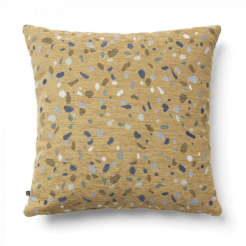 Декоративная подушка Terrazzo Dark Beige Бежевый Мульти в Барнауле | Loft Concept 