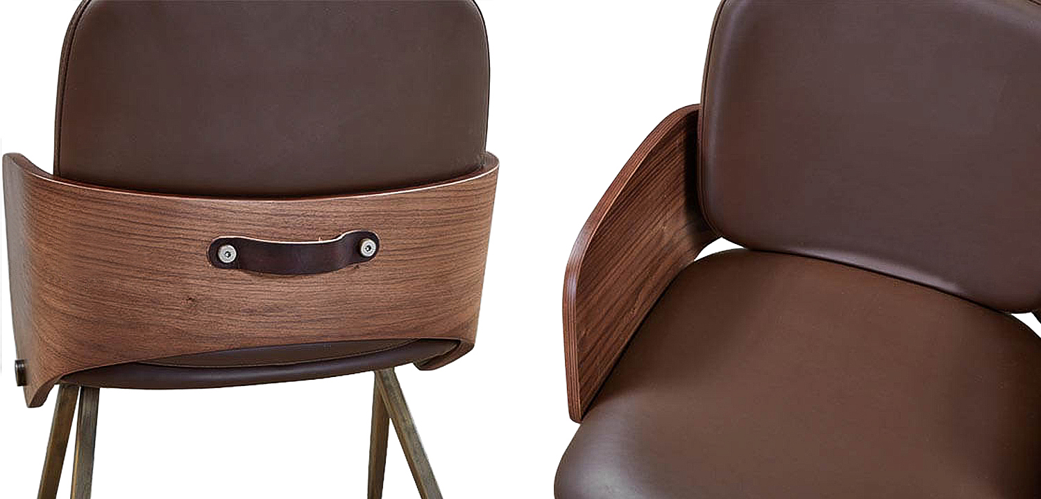 Стул Fionan Stool Brown Стул Fionan Stool Brown - Loft-Concept в Барнауле