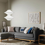 Подвесной вязаный белый светильник «Звезда Востока 02» варинант исполнения - 1 | Loft Concept в Барнауле