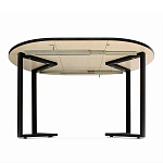 Стол обеденный раздвижной со столешницей белый мрамор Magali варинант исполнения - 5 | Loft Concept в Барнауле