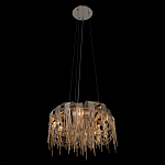 Люстра подвесная круглая с изогнутыми металлическими дугами и ниспадающими цепочками 65 см Atlantis Chain варинант исполнения - 13 | Loft Concept в Барнауле