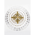 Конфетница из прозрачного рельефного стекла Eden Garden варинант исполнения - 3 | Loft Concept в Барнауле