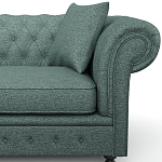 Мебельная ткань Шенилл бирюзовый цвет 138 см T4-31 варинант исполнения - 3 | Loft Concept в Барнауле