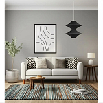 Подвесной вязаный черный светильник «Звезда Востока 02» варинант исполнения - 2 | Loft Concept в Барнауле