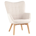 Белое кресло на ножках из массива CORDELIA варинант исполнения - 1 | Loft Concept в Барнауле