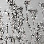 Панно Серые цветы варинант исполнения - 4 | Loft Concept в Барнауле