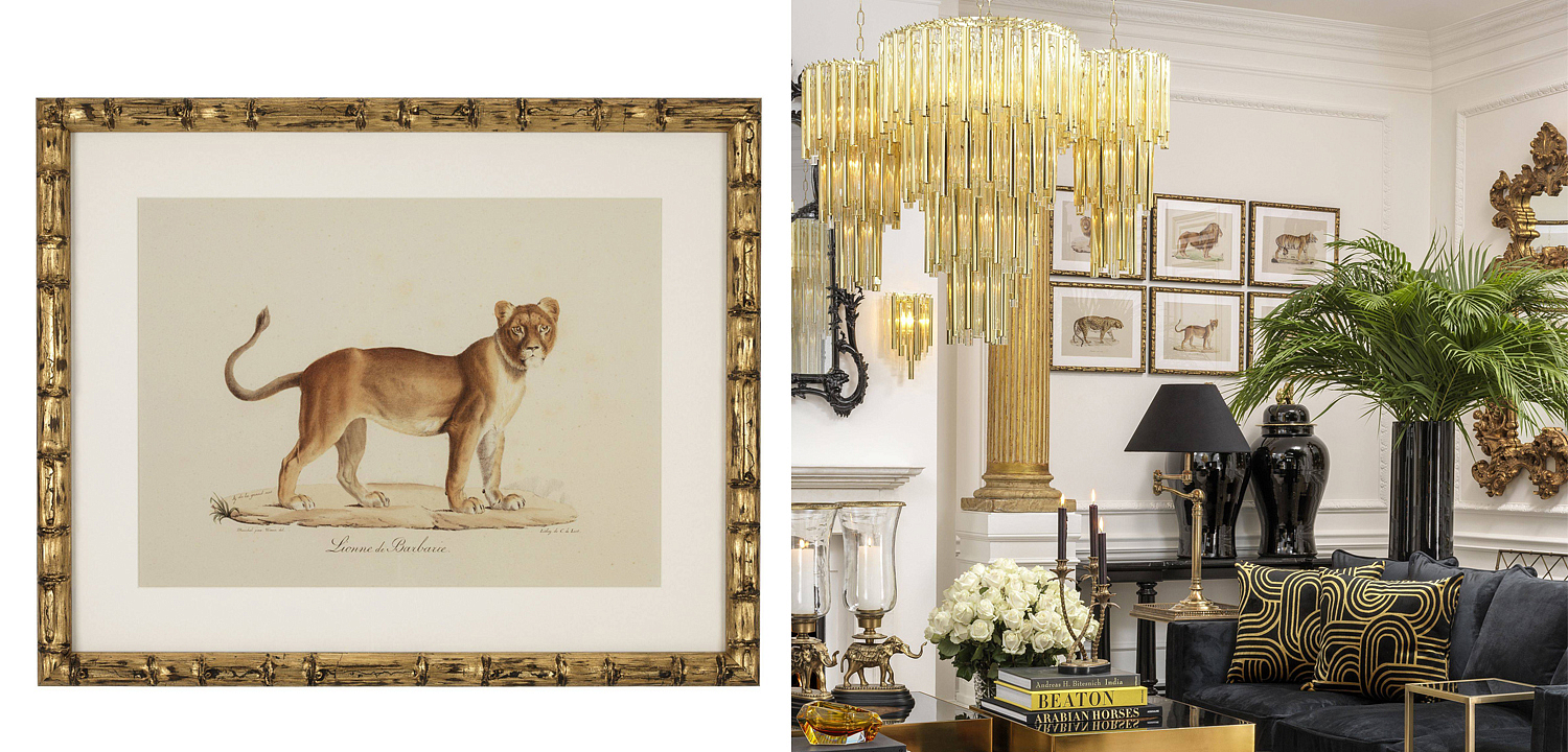 Комплект постеров Eichholtz Prints Lion Tigre Jaguar set of 6 Комплект постеров Eichholtz Prints Lion Tigre Jaguar set of 6 - Loft-Concept в Барнауле