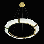 Люстра в форме кольца с цветочным декором Warm Heavenly Light варинант исполнения - 1 | Loft Concept в Барнауле