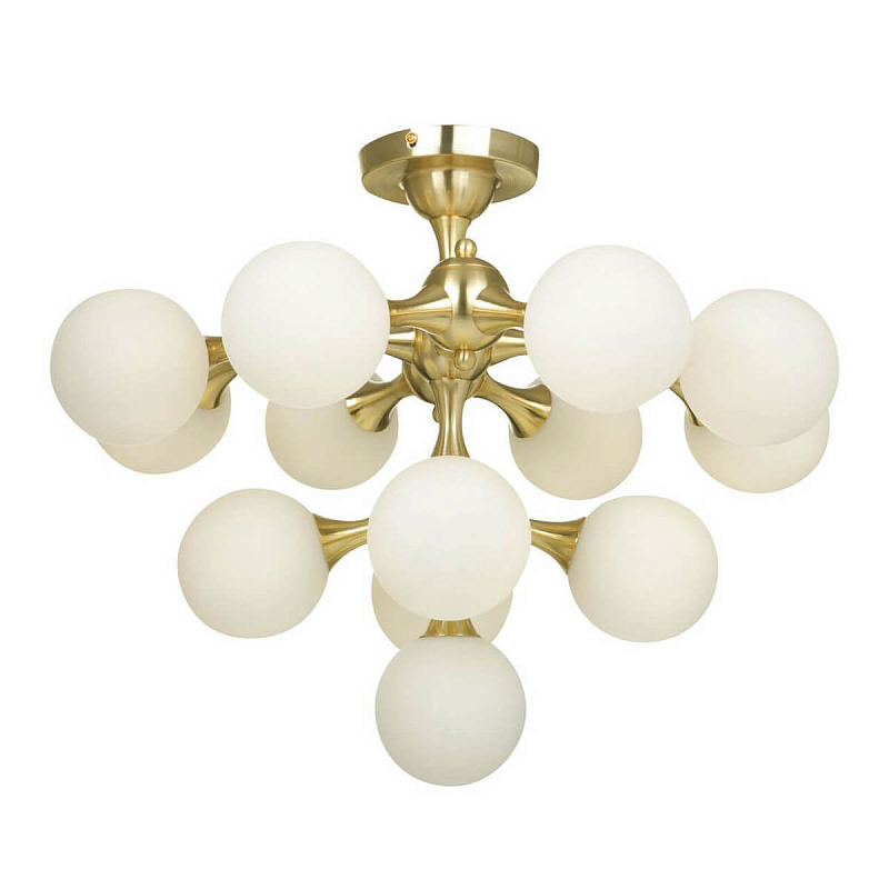 Потолочный светильник MOONDROP Lamp Gold 13 Белый Золотой Потолочный светильник MOONDROP Lamp Gold 13 Белый Золотой в Барнауле | Loft Concept
