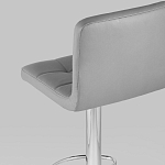 Барный стул с сиденьем серого цвета Honory варинант исполнения - 6 | Loft Concept в Барнауле