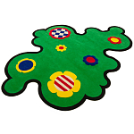 Дизайнерский ковер с цветами Poltronova Tappeto Prato Rug варинант исполнения - 2 | Loft Concept в Барнауле