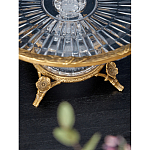 Чаша из прозрачного стекла с фигурками разноцветных попугаев на ободке 38 Eden Garden варинант исполнения - 4 | Loft Concept в Барнауле