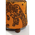 Пуф Wakonda Terracotta Tiger Mountain с Круглыми ножками  варинант исполнения - 3 | Loft Concept в Барнауле