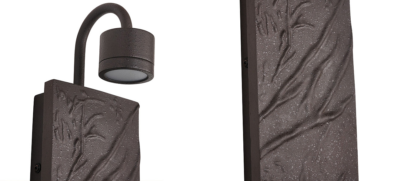 Бра с фактурой дерева Bark Black Бра с фактурой дерева Bark Black - Loft-Concept в Барнауле
