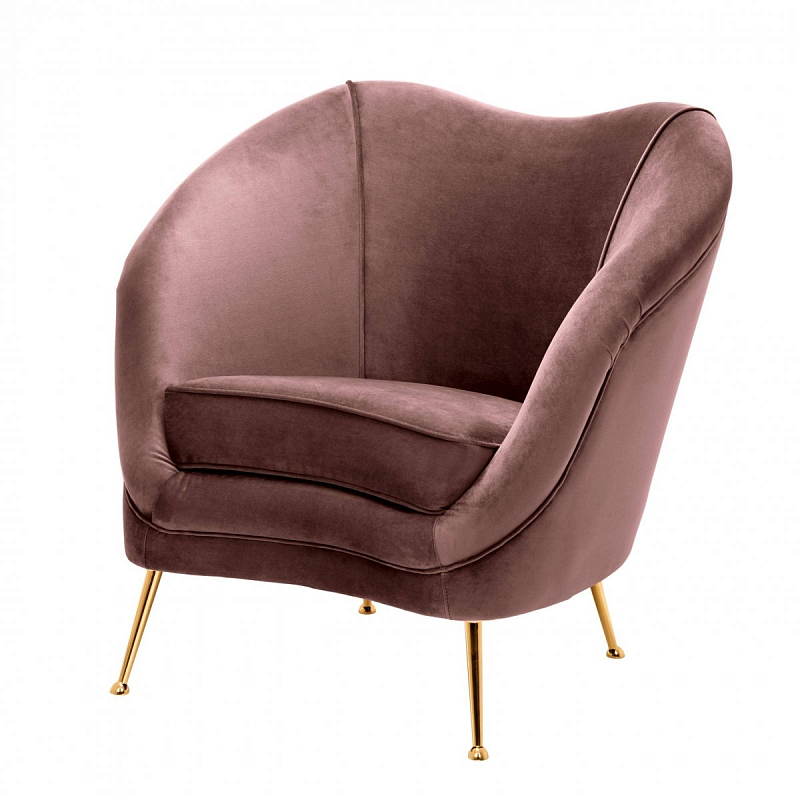 Кресло Eichholtz Chair Cambiano Rose Дымчатая Роза Латунь Кресло Eichholtz Chair Cambiano Rose Дымчатая Роза Латунь в Барнауле | Loft Concept