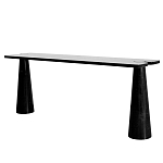 Консоль чёрная на 2-х конусообразных ножках Eros варинант исполнения - 4 | Loft Concept в Барнауле