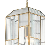 Подвесной светильник с рельефным стеклом Embossed Glass варинант исполнения - 1 | Loft Concept в Барнауле