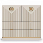 Комод с фактурным фасадом Satin Furniture варинант исполнения - 2 | Loft Concept в Барнауле