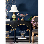 Чаша стеклянная с фигурками разноцветных попугаев на ободке 41 Eden Garden варинант исполнения - 3 | Loft Concept в Барнауле