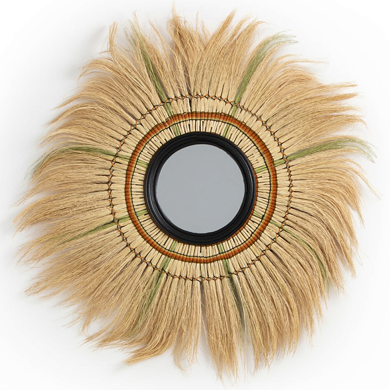 Зеркало с бахромой WICKER MIRROR 100 Бежевый Зеркало с бахромой WICKER MIRROR 100 Бежевый в Барнауле | Loft Concept