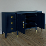 Большой Комод-буфет Elsa Dreams Blue с ящиками варинант исполнения - 4 | Loft Concept в Барнауле